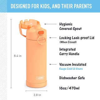 Foto 2 | Foto 2 | Botella de Acero Inoxidable Thermos Funtainer 473 ml con Aislamiento al Vacío - Venta Internacional