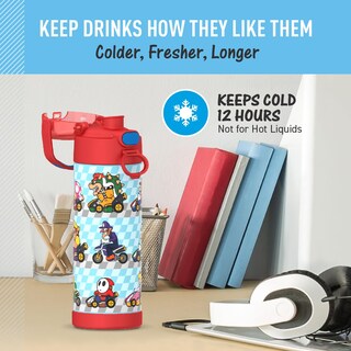 Foto 5 | Foto 5 | Botella con Aislamiento al Vacío Thermos Funtainer 473 ml Mario - Venta Internacional