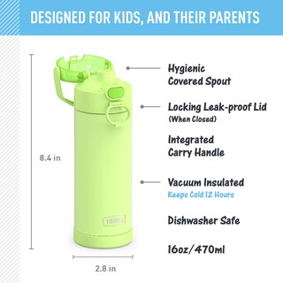 Foto 2 | Foto 2 | Botella Termoaislante al Vacío Thermos Funtainer 473 ml Neon Lime - Venta Internacional
