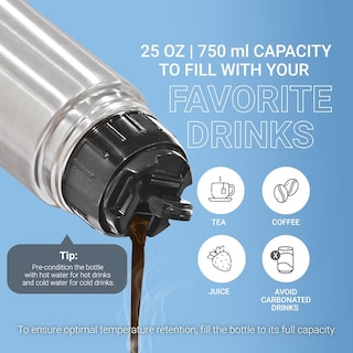 Foto 5 | Foto 5 | Termo Milton Thermosteel con Tapa Abatible 750 Ml - Venta Internacional