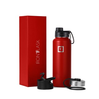 Foto 1 | Foto 1 | Botella De Agua Iron °flask Para Acampar Y Senderismo, 1,2 L, Color Rojo Fuego - Venta Internacional.