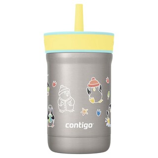 Foto 1 | Foto 1 | Termo Botella Contigo 12oz de Acero Inoxidable con Popote para Niños