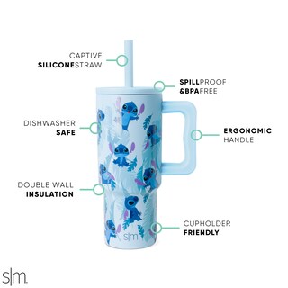 Foto 2 | Foto 2 | Vaso Sencillo Y Moderno De Disney Kids Trek Tropical Stitch, 700 Ml - Venta Internacional.