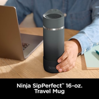 Foto 2 | Foto 2 | Taza De Viaje Ninja Sip Perfect, 473 Ml, Acero Inoxidable, Ónice, Color Negro - Venta Internacional.