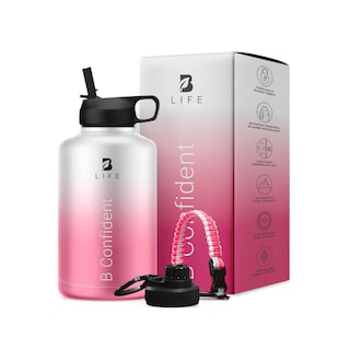 Foto 2 | Foto 2 | Botella Térmica Rosa Mantiene Frío y Calor de Acero Inoxidable 2 L B Life