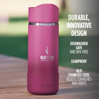 Foto 5 | Foto 5 | Taza de Viaje Ninja Sip Perfect 473 Ml de Acero Inoxidable Rosa - Venta Internacional