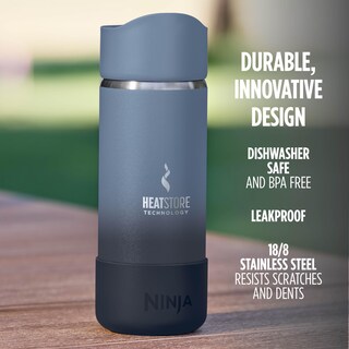 Foto 5 | Foto 5 | Taza de Viaje Ninja Sip Perfect de Acero Inoxidable Azul Marino 473 ml - Venta Internacional