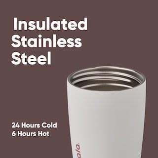 Foto 4 | Foto 4 | Vaso De Café Owala Smoothsip Slider, Aislante, 360 Ml, Color Marrón Y Blanco - Venta Internacional.