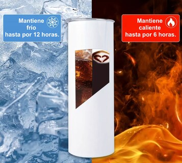 Foto 2 | Foto 2 | Termo Skinny De Acero Popote 600ml Diseños Mod.e12