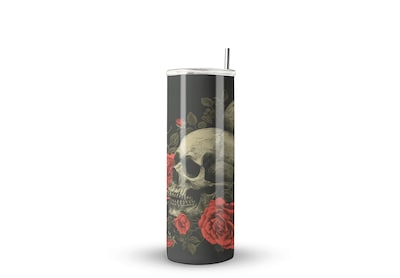 Foto 1 | Foto 1 | Termo Skinny De Acero Popote 600ml Calavera Mod.f90