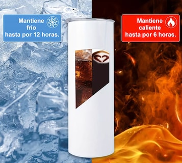 Foto 2 | Foto 2 | Termo Skinny De Acero Popote 600ml Diseños Mod.e21