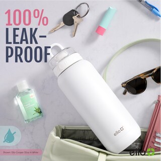 Foto 5 | Foto 5 | Botella De Agua Ello Cooper 946ml De Acero Inoxidable Blanca - Venta Internacional.