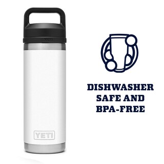 Foto 5 | Foto 5 | Botella De Agua Yeti Rambler 530 Ml Con Aislamiento Al Vacío, Color Blanco - Venta Internacional.