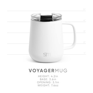 Foto 5 | Foto 5 | Taza De Café De Viaje Simple Modern Voyager 350 Ml De Acero Inoxidable - Venta Internacional.
