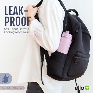 Foto 7 | Foto 7 | Botella De Agua Ello Pop & Fill De Acero Inoxidable, 650 Ml, Color Cereza - Venta Internacional.