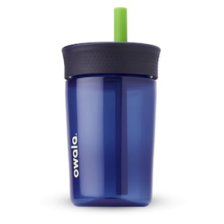 Foto 1 | Foto 1 | Vaso Owala Kids De Plástico Sin Bpa, 450 Ml, Con Pajita, Azul Marino Y Azul - Venta Internacional.