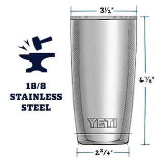 Foto 6 | Foto 6 | Vaso Yeti Rambler De Acero Inoxidable Con Aislamiento Al Vacío De 590 Ml - Venta Internacional.