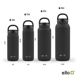 Foto 5 | Foto 5 | Botella De Agua Ello Cooper 650 Ml De Acero Inoxidable Gris - Venta Internacional.