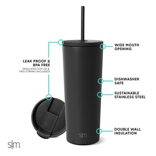 Foto 2 | Foto 2 | Vaso Aislante Simple Modern Classic De Acero Inoxidable De 710 Ml - Venta Internacional.
