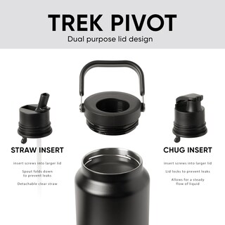 Foto 2 | Foto 2 | Jarra Para Botella De Agua Simple Modern Trek Pivot De Acero Inoxidable De 1,9 L - Venta Internacional.