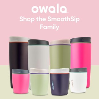 Foto 5 | Foto 5 | Vaso De Café Owala Smoothsip Con Aislamiento De 300 Ml, Color Azul Marino - Venta Internacional.