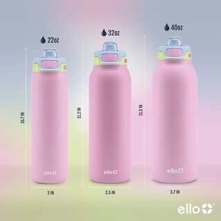 Foto 6 | Foto 6 | Botella De Agua Ello Pop & Fill De Acero Inoxidable Rosy Skyline De 1,2 Litros - Venta Internacional.