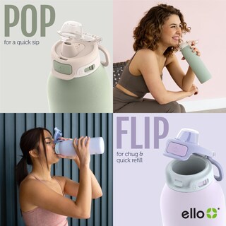 Foto 4 | Foto 4 | Botella De Agua Ello Pop & Fill De Acero Inoxidable Aurora De 1,2 Litros - Venta Internacional.