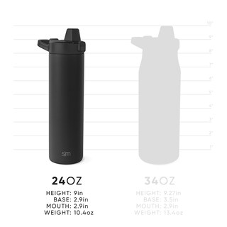 Foto 4 | Foto 4 | Botella De Agua Simple, Moderna, Con Aislamiento Filtrado, Vidrio Marino De 700 Ml - Venta Internacional.