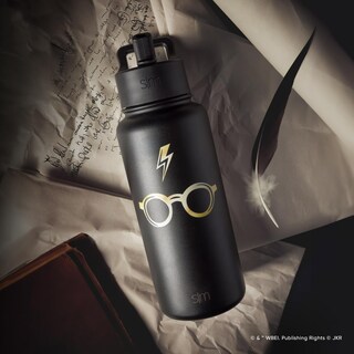 Foto 2 | Foto 2 | Botella De Agua Sencilla Y Moderna De Harry Potter De 950 Ml Con Tapa De Pajita - Venta Internacional.