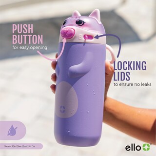 Foto 5 | Foto 5 | Botella De Agua Ello Ellies Con Aislamiento Al Vacío De 350 Ml Para Niños Y Gatos - Venta Internacional.
