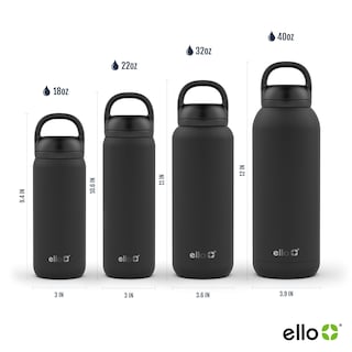 Foto 5 | Foto 5 | Botella De Agua Ello Cooper, 650 Ml, Acero Inoxidable, Cachemir, Color Rosa - Venta Internacional.