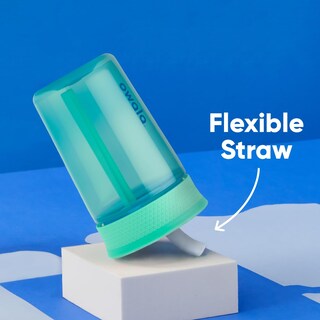 Foto 3 | Foto 3 | Vaso Owala Kids De Plástico Sin Bpa, 450 Ml, Color Verde Pajizo Y Aguamarina - Venta Internacional.