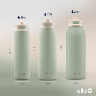 Foto 6 | Foto 6 | Botella De Agua Ello Pop & Fill De Acero Inoxidable, 1,2 L, Color Pistacho - Venta Internacional.