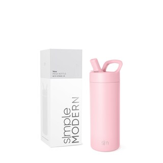 Foto 1 | Foto 1 | Botella De Agua Simple Modern Kids Con Aislamiento De 480 Ml, Rosa Rubor - Venta Internacional.