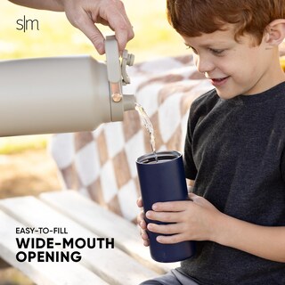 Foto 5 | Foto 5 | Botella De Agua Simple Modern Kids Con Aislamiento De 480 Ml, Rosa Rubor - Venta Internacional.