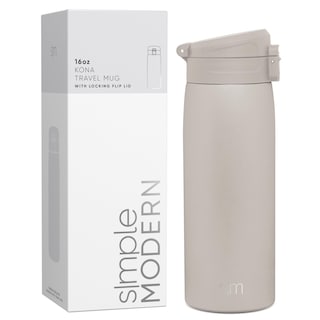 Foto 1 | Foto 1 | Taza De Café Thermos Travel, Sencilla Y Moderna, Kona, 473 Ml, Color Almendra - Venta Internacional.