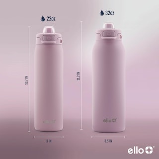 Foto 5 | Foto 5 | Botella De Agua Ello Pop & Fill De Acero Inoxidable, 946 Ml, Color Malva - Venta Internacional.
