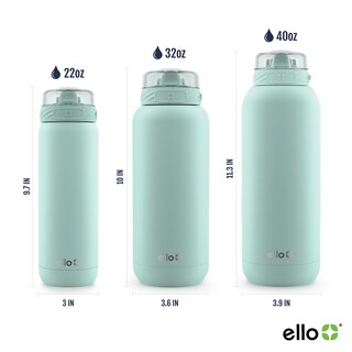 Foto 4 | Foto 4 | Botella De Agua Ello Cooper De Acero Inoxidable De 1,2 L Con Yuca De Paja - Venta Internacional.