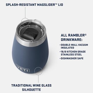 Foto 2 | Foto 2 | Vaso De Vino Yeti Rambler, 300 Ml, Con Aislamiento Al Vacío, Acero Inoxidable - Venta Internacional.