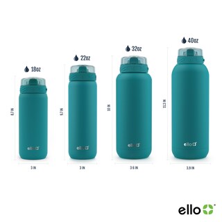 Foto 3 | Foto 3 | Botella De Agua Ello Cooper De Acero Inoxidable 946 Ml Con Pajita - Venta Internacional.