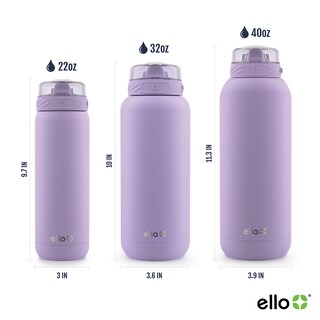 Foto 3 | Foto 3 | Botella De Agua Ello Cooper, 650 Ml, Acero Inoxidable, Color Lila - Venta Internacional.