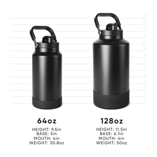 Foto 7 | Foto 7 | Botella De Agua Simple Modern Trek Pivot De Acero Inoxidable De 3,8 L - Venta Internacional.