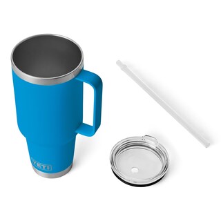 Foto 7 | Foto 7 | Taza Yeti Rambler 1250 Ml Con Pajita, Aislada Al Vacío, Azul - Venta Internacional.