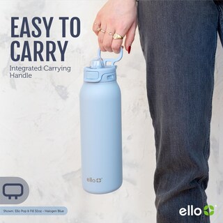 Foto 7 | Foto 7 | Botella De Agua Ello Pop & Fill De Acero Inoxidable Coastal, 650 Ml - Venta Internacional.