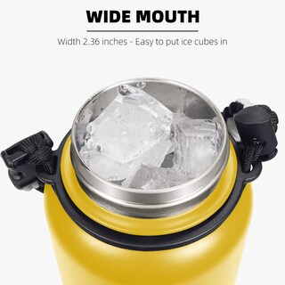 Foto 5 | Foto 5 | Botella De Agua Fanhaw De Acero Inoxidable Aislante De 1,2 L Con Tapa - Venta Internacional.