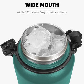 Foto 5 | Foto 5 | Botella De Agua Fanhaw De Acero Inoxidable Aislante De 1,2 L Con Tapa - Venta Internacional.