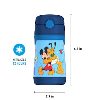 Foto 7 | Foto 7 | Botella Thermos Mickey De Acero Inoxidable Con Aislamiento Al Vacío De 300 Ml - Venta Internacional.