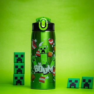 Foto 2 | Foto 2 | Botella De Agua Zak Designs Minecraft 560 Ml De Acero Inoxidable - Venta Internacional.