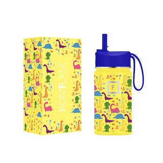 Foto 1 | Foto 1 | Botella De Agua Iron °flask Kids Dino Mates De 400 Ml Con Tapa De Pajita - Venta Internacional.