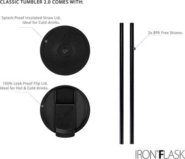 Foto 7 | Foto 7 | Vaso Iron °flask Classic 2.0 Con Aislamiento Al Vacío, 950 Ml, Aura - Venta Internacional.
